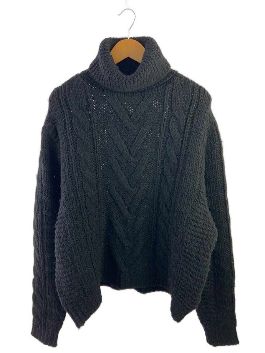 【中古】MAISON EUREKA◆ニット・セーター(厚手)/FREE/ウール/BLK/035【メンズウェア】｜2ｎｄ STREET 店