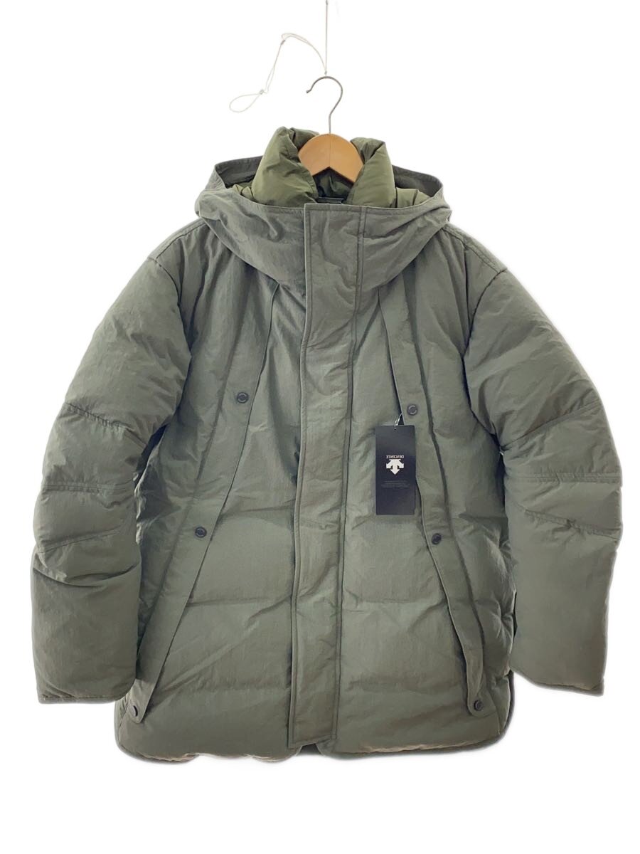 【中古】DESCENTE ddd◆落ち込む上衣/L/ナイロン/KHK/無地/DHMQJ31//【メンズウェア】