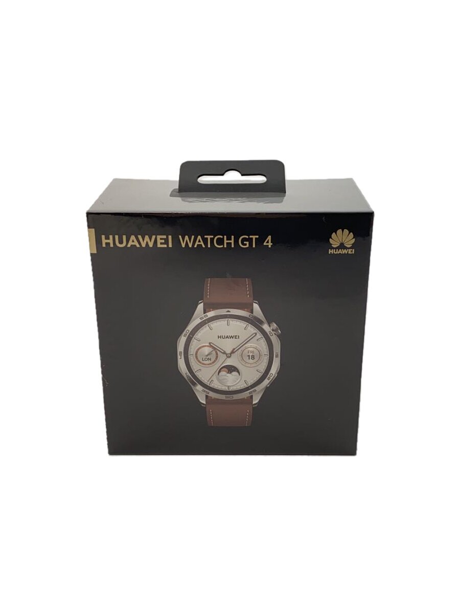 【中古】Huawei◆スマートウォッチ/デジタル/なめし革/赤銅色/46粍/PNX-B19【服飾雑貨他】