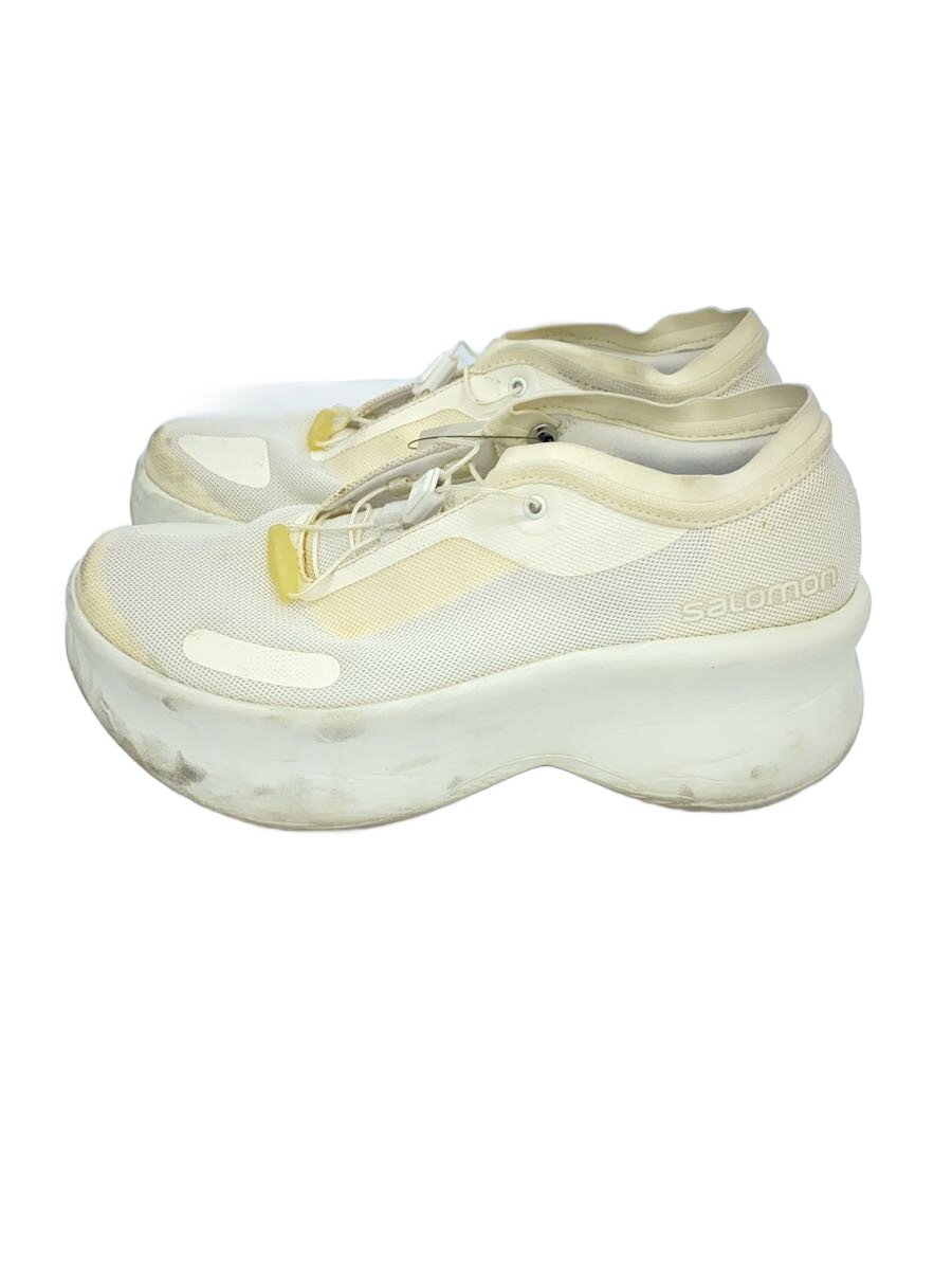 【中古】salomon◆シューズ/23糎/WHT/415647/GARCONS【シューズ】