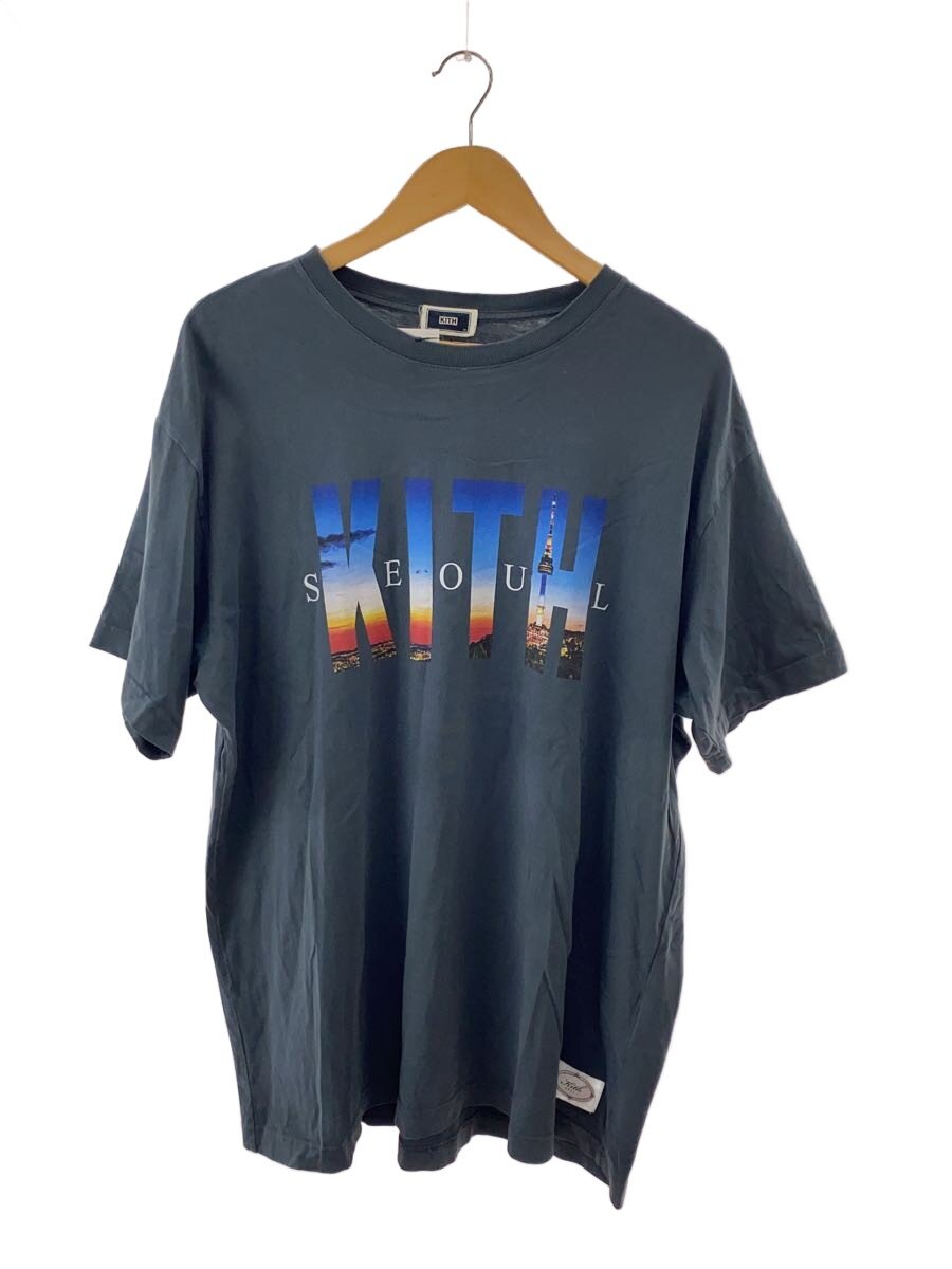 【中古】KITH◆seoul/オープン記念/Tシャツ/XL/--/NVY【メンズウェア】|2nd STREET 店