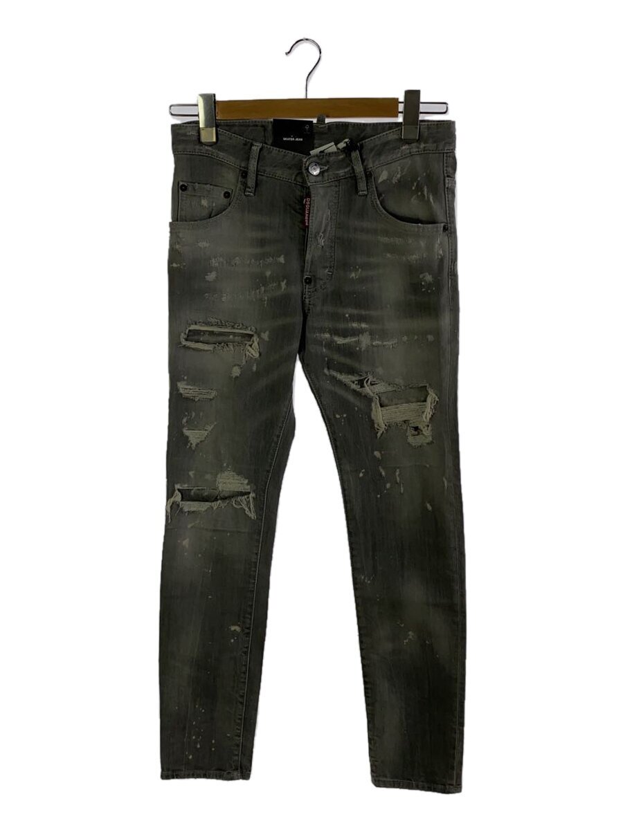【中古】DSQUARED2◆21SS/skater jeans/スキニーパンツ/42/コットン/GRY/s71lb0975//【メンズウェア】|2nd STREET 店