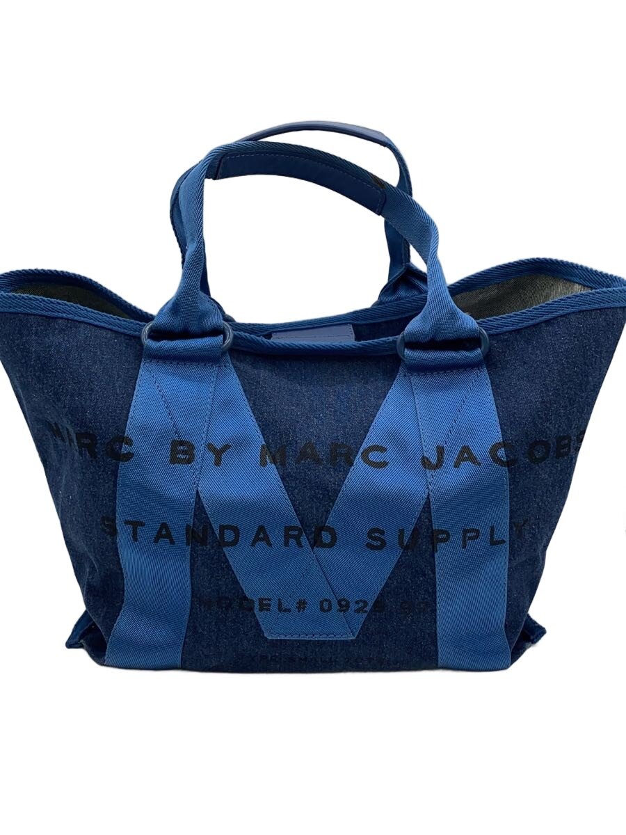 【中古】MARC JACOBS◆トートバッグ/ジーンズ/NVY/0928.92【御徒面子】