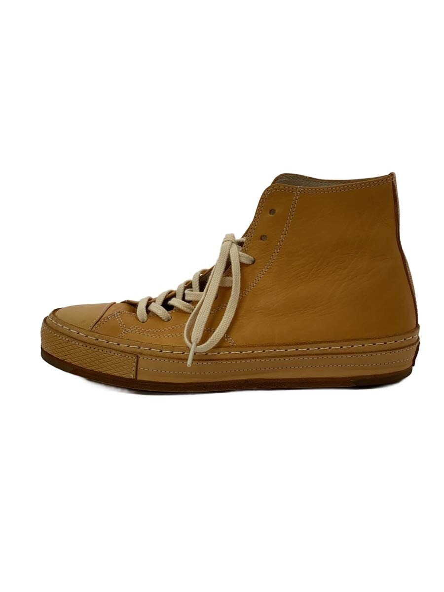 【中古】Hender Scheme◆ハイカットスニーカー/5/CML/なめし革/mip-19/箱有【シューズ】