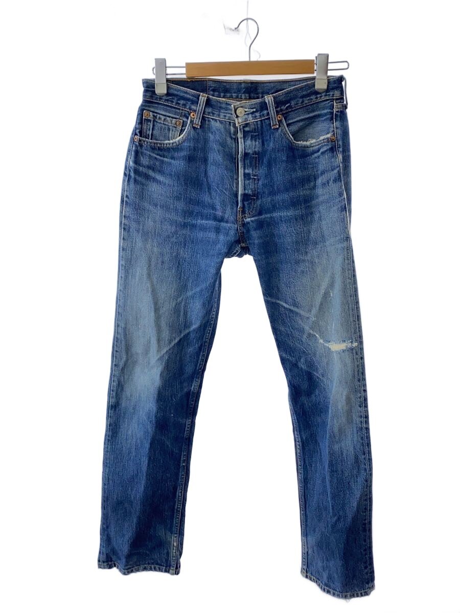 【中古】Levi’s◆501XX/90s/下つ方/31/ジーンズ/IDG/無地【メンズウェア】