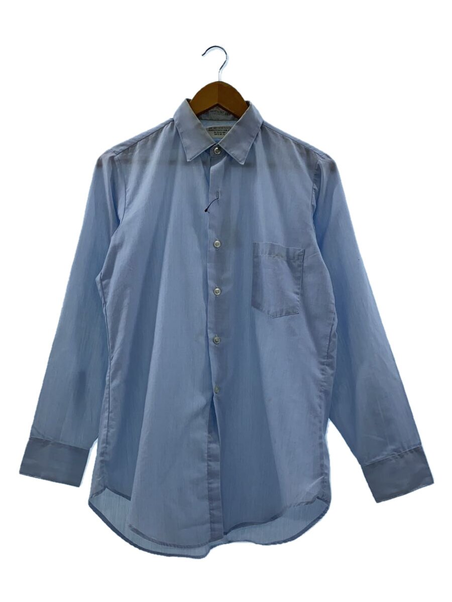 【中古】U.S.AIR FORCE◆60s/BROADCLOTH BLUE AF SHADE 1550 SHIRT/長袖プルオーバー/14.5【メンズウェア】