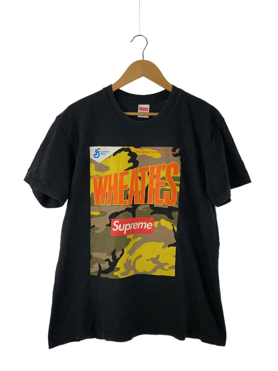 【中古】Supreme◆プルオーバー/M/綿織物/BLK/刷り上げる【メンズウェア】