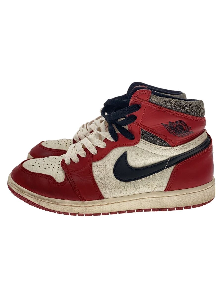 【中古】NIKE◆AIR JORDAN 1 RETRO HIGH OG_エアジョーダン 1 レトロ 御機嫌 OG/26.5糎/WHT【シューズ】