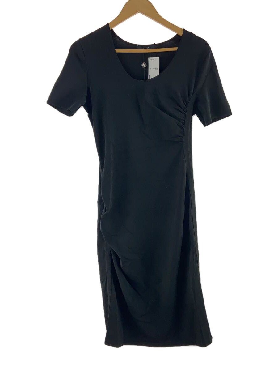 【中古】GUCCI◆半袖衣装/L/人絹/BLK/無地【レディース御召しもの】