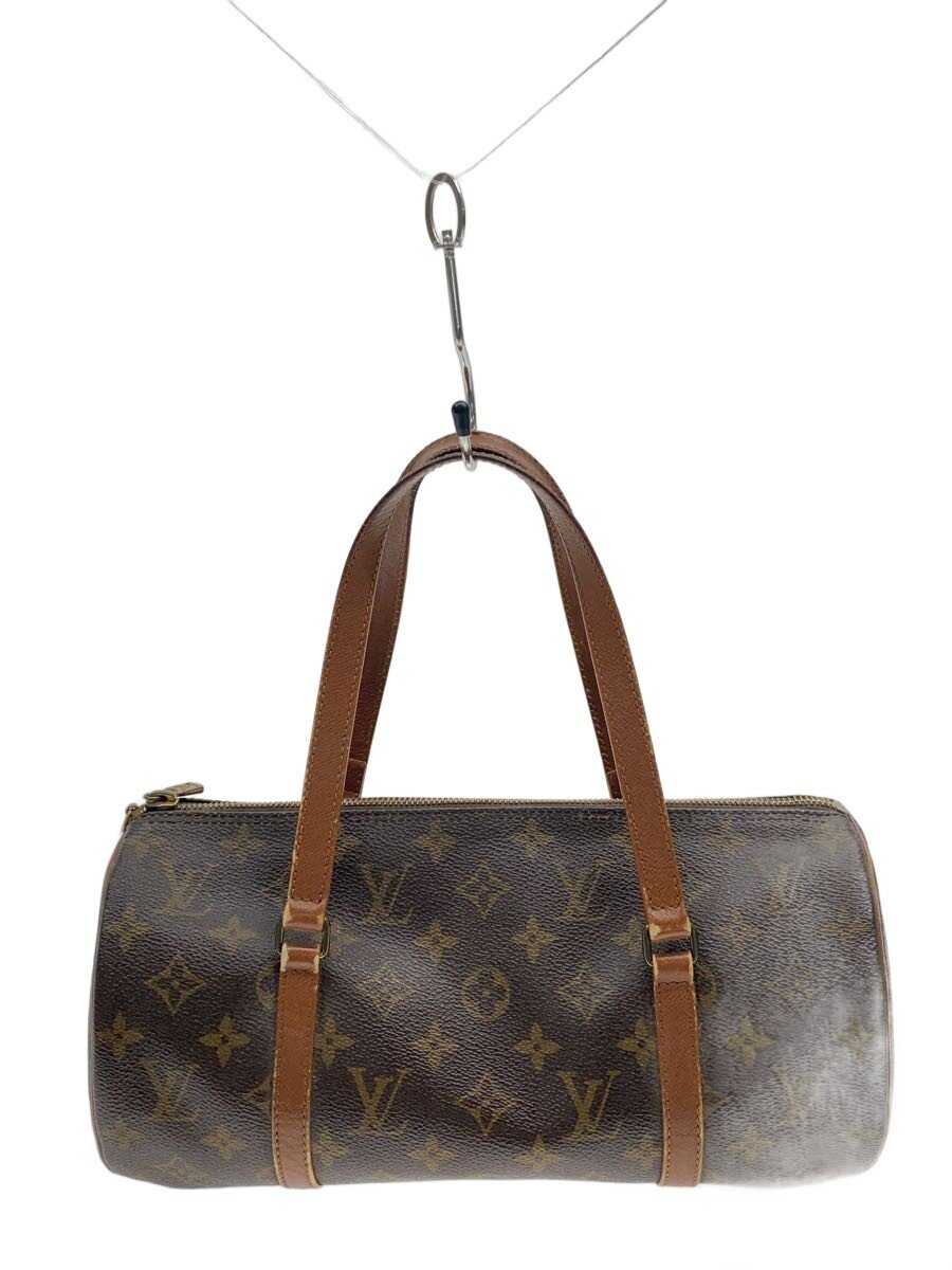 【中古】LOUIS VUITTON◆1)パピヨン26_モノグラム・帆布/PVC/BRW【御徒面子】