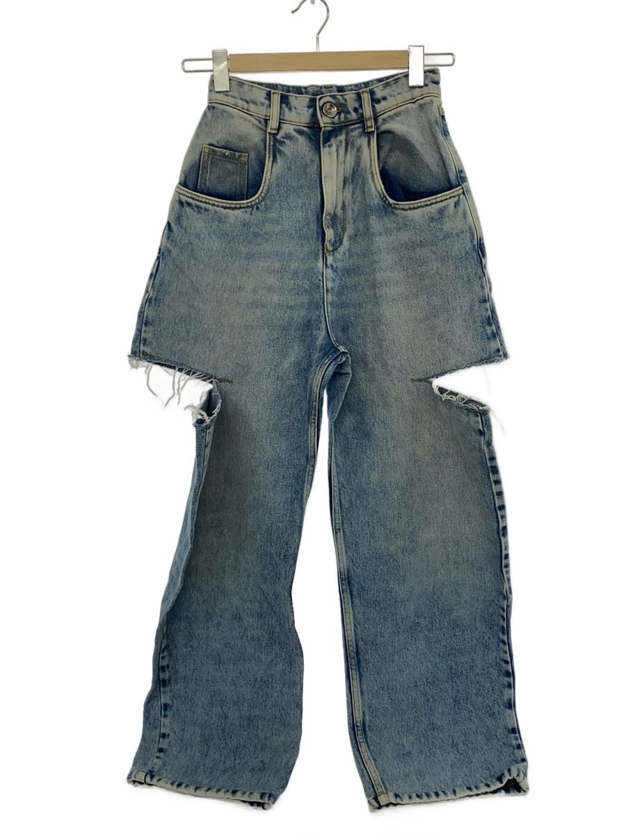 【中古】Maison Margiela◆下つ方/36/綿織物/BLU/S51天使の都市0051 S30513【レディース御召しもの】