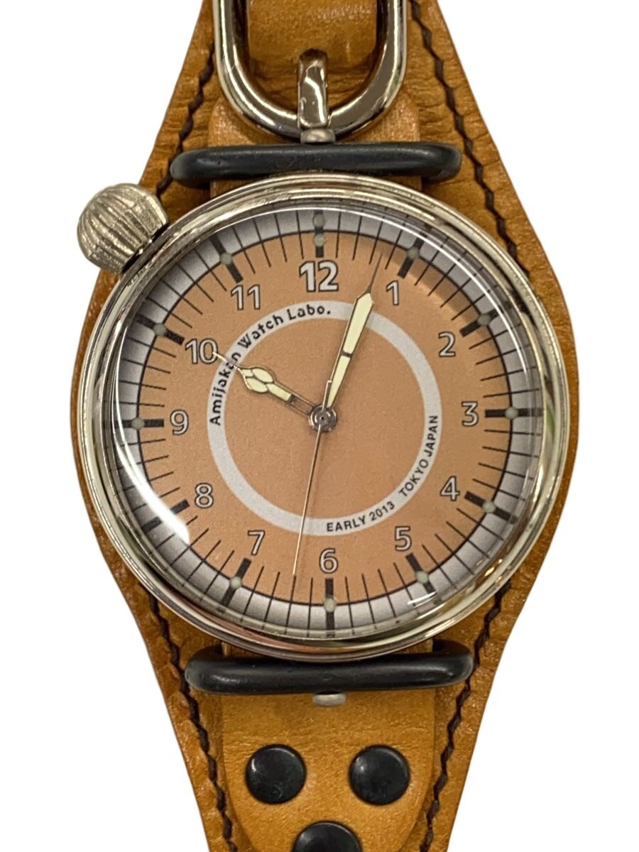 【中古】Amijakan Watch Labo/レザーバントクォーツ/アナログ/なめし革/CML/CML【服飾雑貨他】
