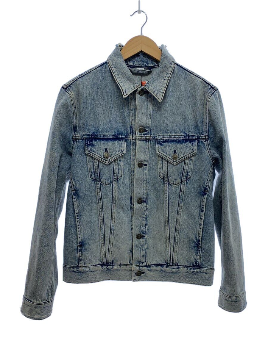 【中古】GUCCI◆18SS/デニムトラッカーJKT/テディベア/紋章/Gジャン/44/綿織物/インディゴ【メンズウェア】
