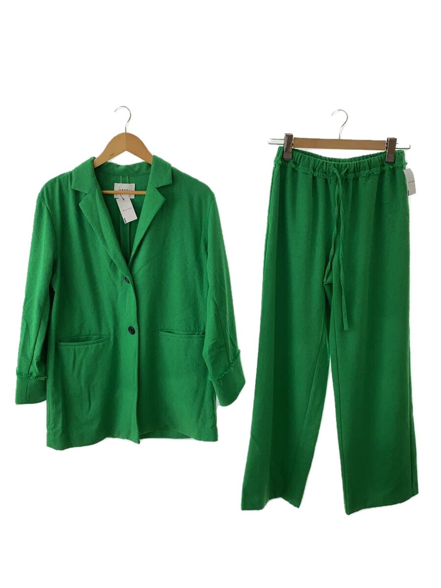【中古】AMERI◆TAILORED RELAX SET UP/M/ポリエステル/緑であること/無地/01410540780//【レディース御召しもの】