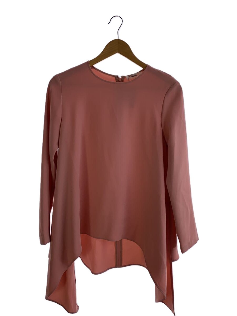 【中古】YOKO CHAN◆汚れ有/Side Irregular Hem Blouse/36/ポリエステル/PNK/YCB-620-218【レディース御召しもの】