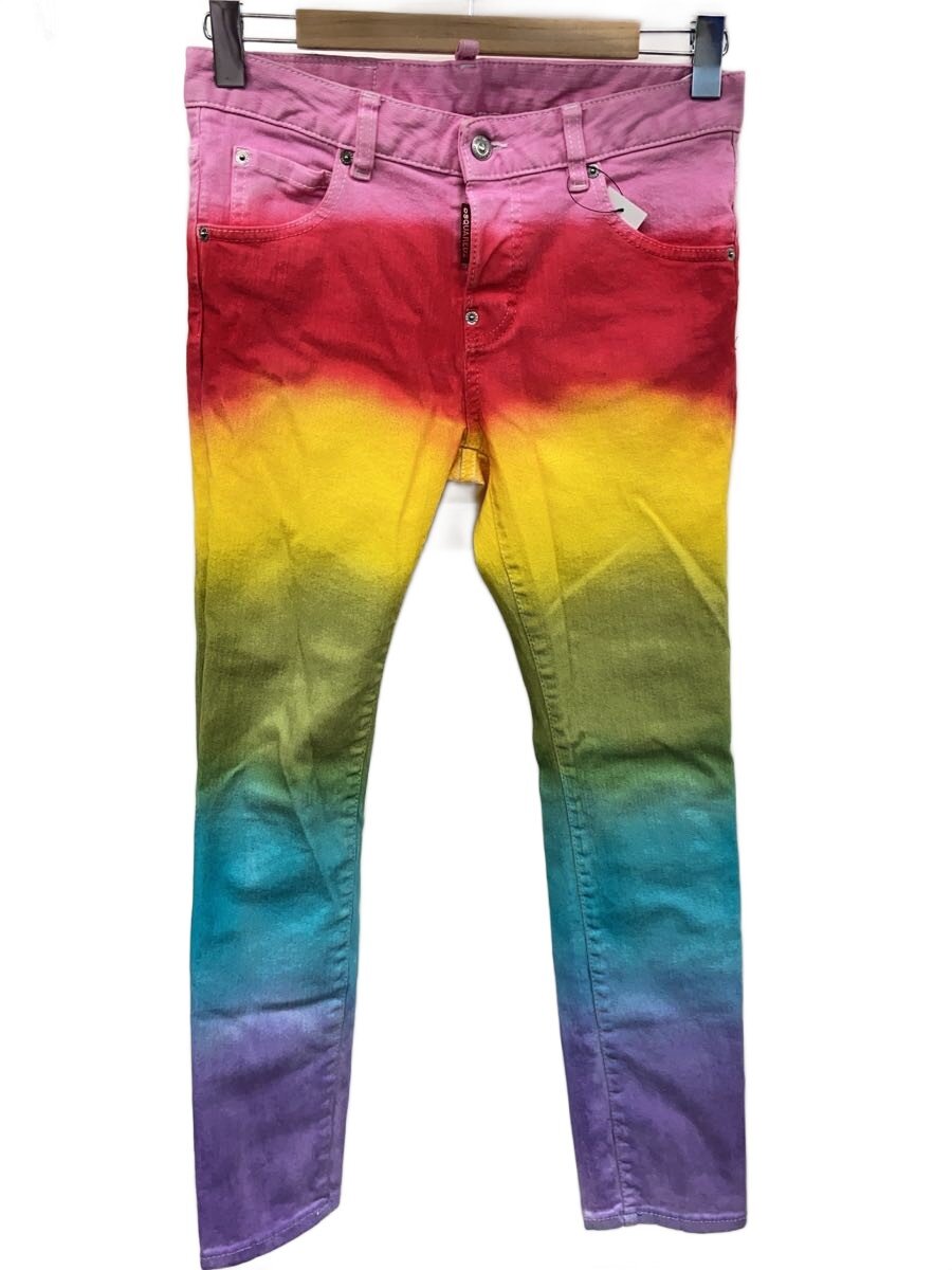【中古】DSQUARED2◆下つ方/38/綿織物/マルチ色合い/S72LB0632【レディースお召しもの】