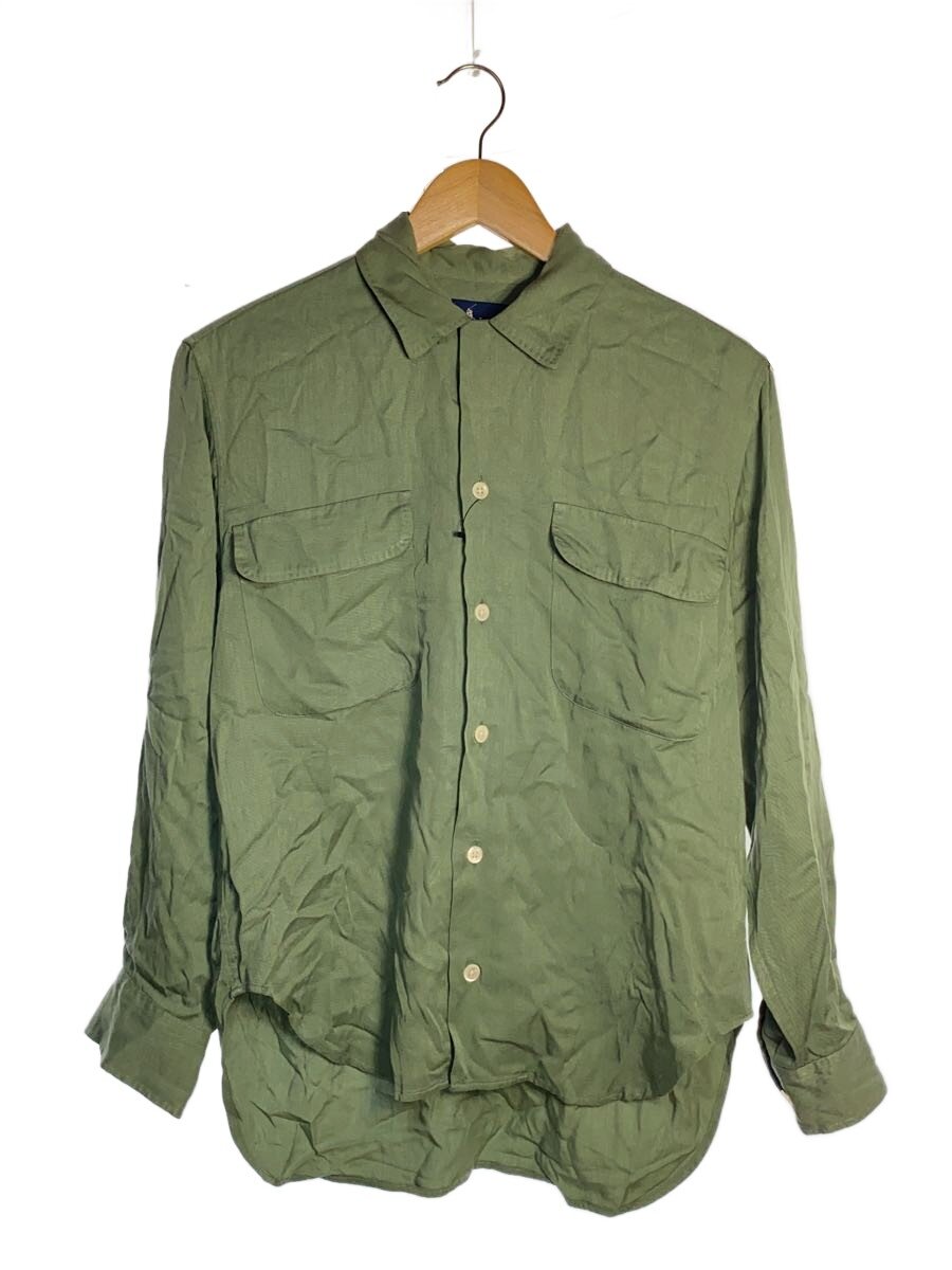 【中古】POLO RALPH LAUREN◆長袖シャツ/--/レーヨン/GRN/ポニー無/90s【メンズウェア】|2nd STREET 店
