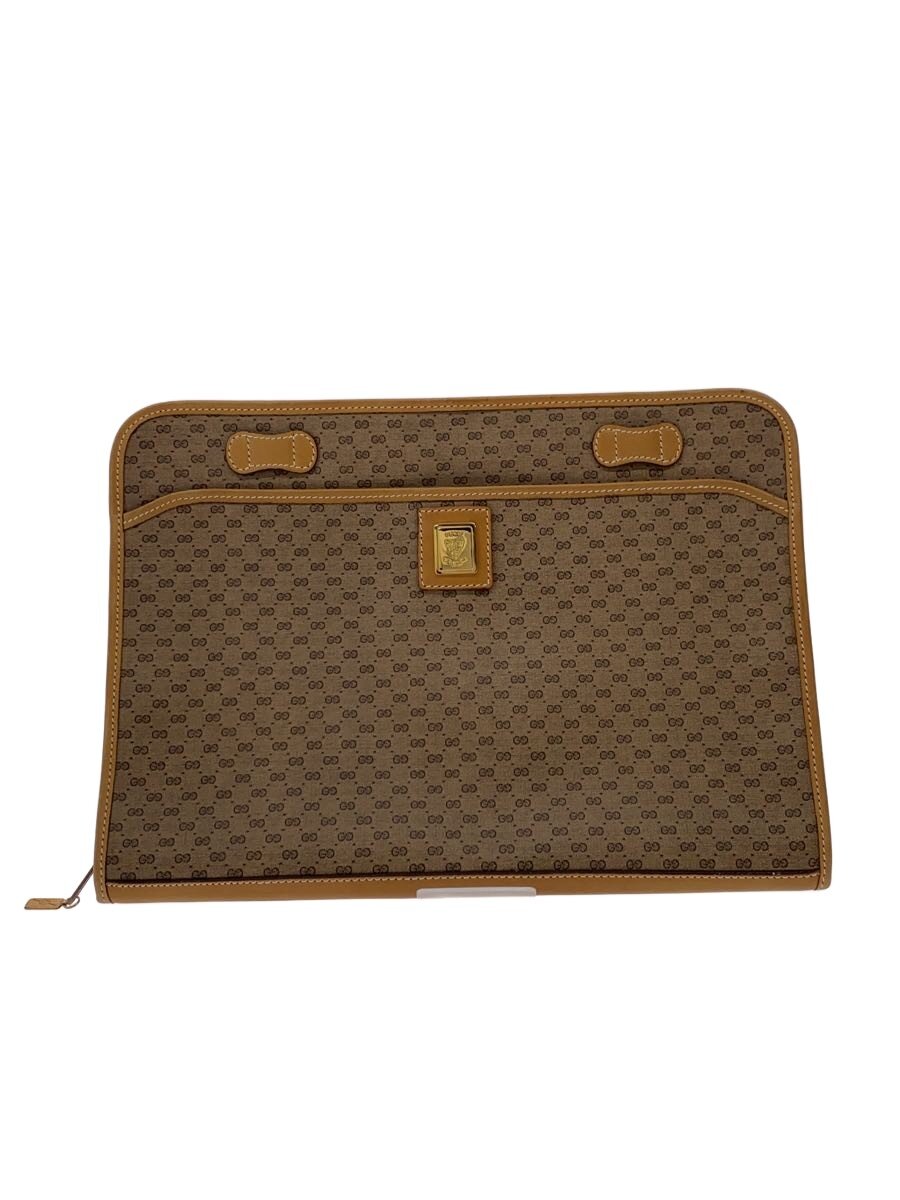 【中古】GUCCI◆セカンドバッグ/レザー/BRW/総柄//【バッグ】｜2ｎｄ STREET 店