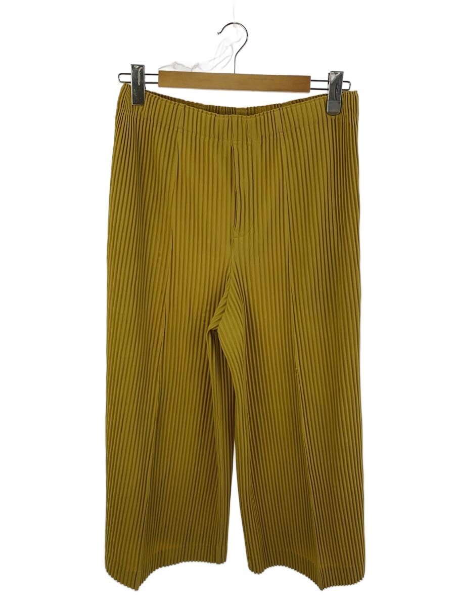 【中古】HOMME PLISSE ISSEY MIYAKE◆引っ切り無いズボン下/3/ポリエステル/YLW/hp51jf128【レディースお召しもの】