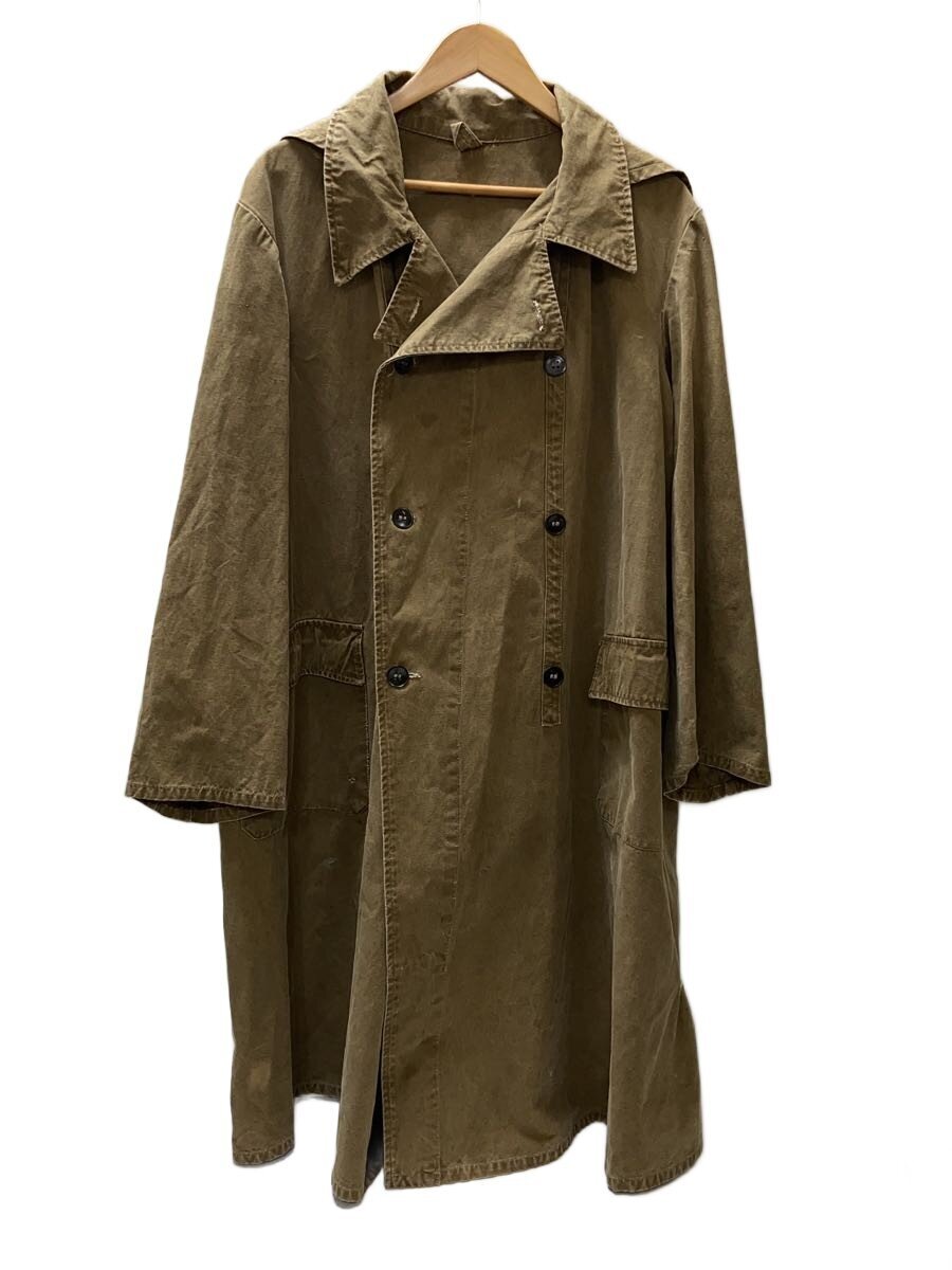 【中古】RUSSIAN MILITARY◆40s~/モーターサイクルコート/コットン/BEG/無地【メンズウェア】|2nd STREET 店