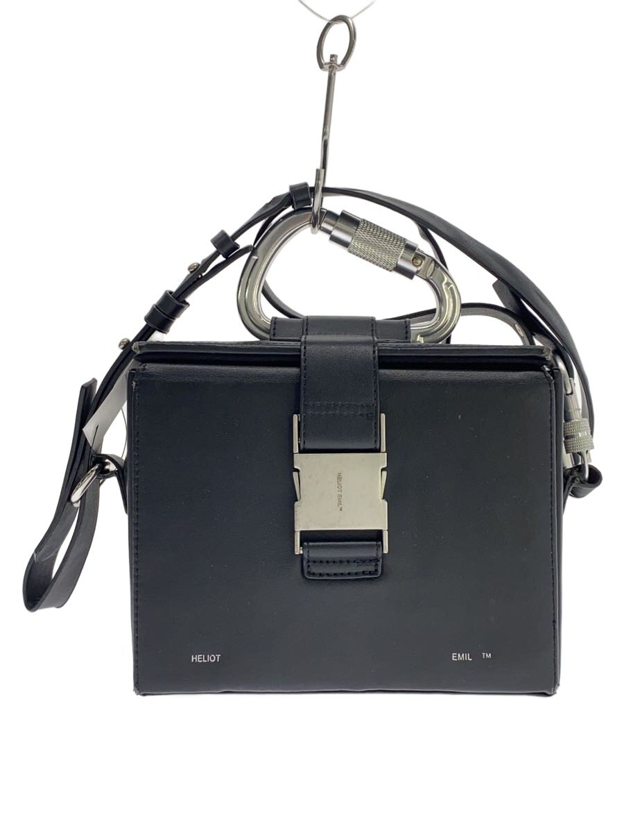 【中古】HELIOT EMIL◆LEATHER TRUNK/ショルダーバッグ/レザー/BLK//【バッグ】|2nd STREET 店