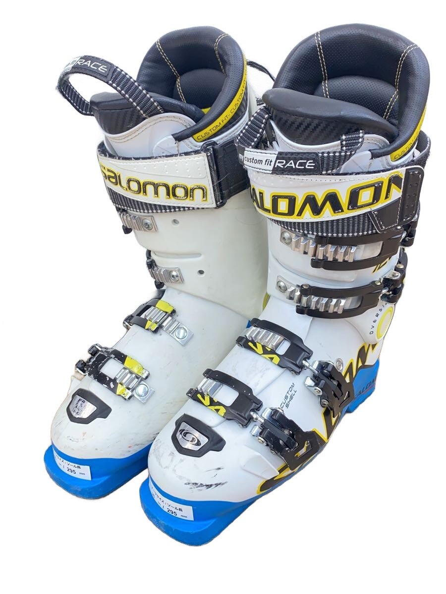 【中古】salomon◆スキーブーツ/25cm/WHT/アダルト/X-MAX120【スポーツ】