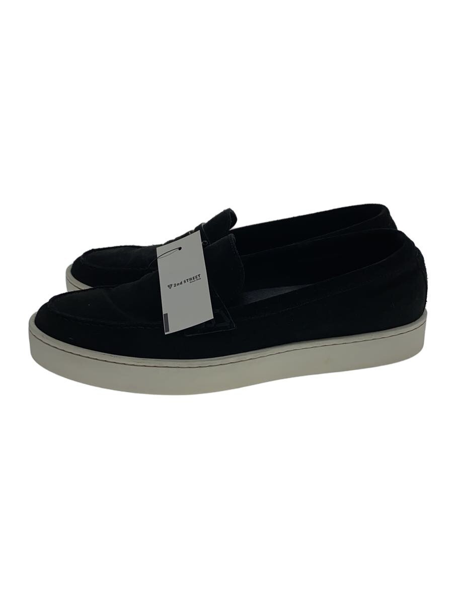 【中古】MANOLO BLAHNIK◆ローカットスニーカー/UK7.5/BLK/MANOLO BLAHNIK×Ron Herman【シューズ】