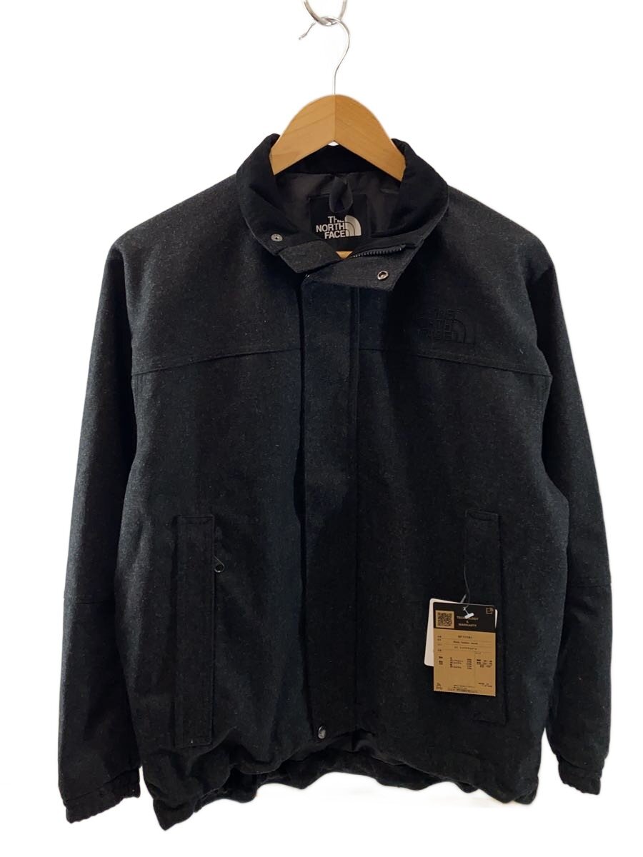 【中古】THE NORTH FACE◆WOOLY HYDRENA JACKET_ウーリーハイドレナジャケット/XS/羊毛/BLK/無地【メンズウェア】