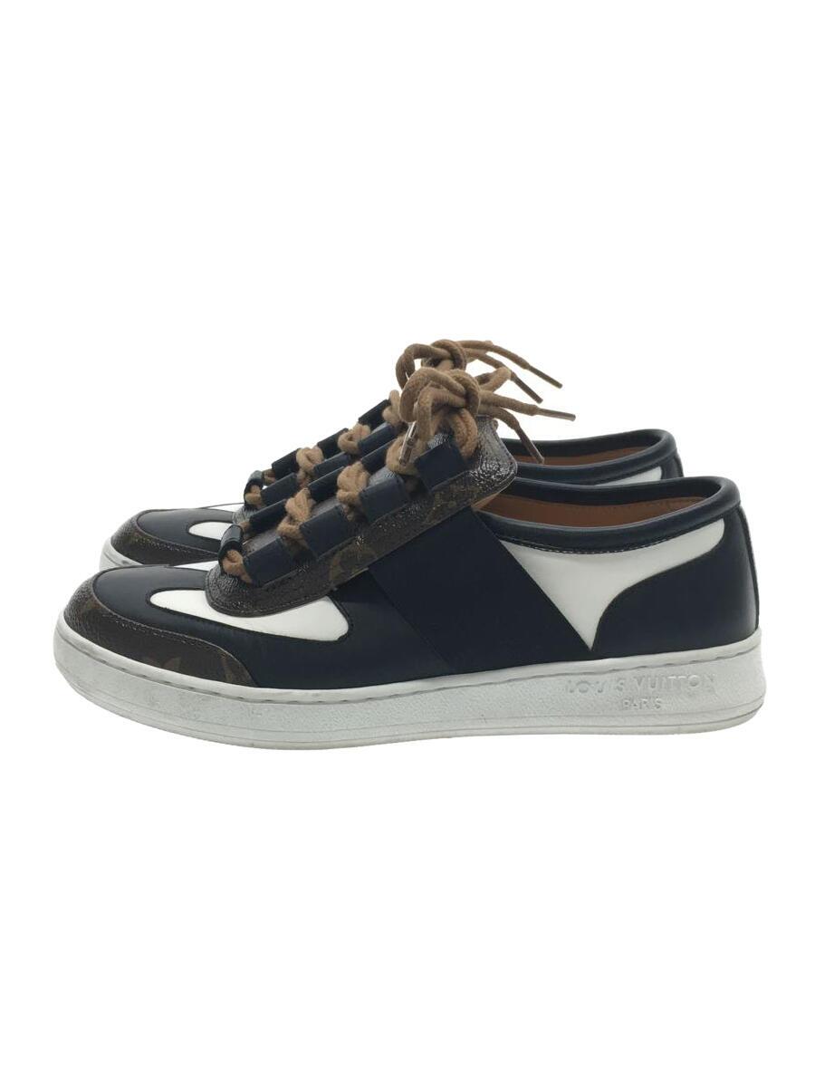【中古】LOUIS VUITTON◆ル-スライン/ローカットスニーカー/36.5/マルチ色つや/なめし革/ル-スライン【シューズ】