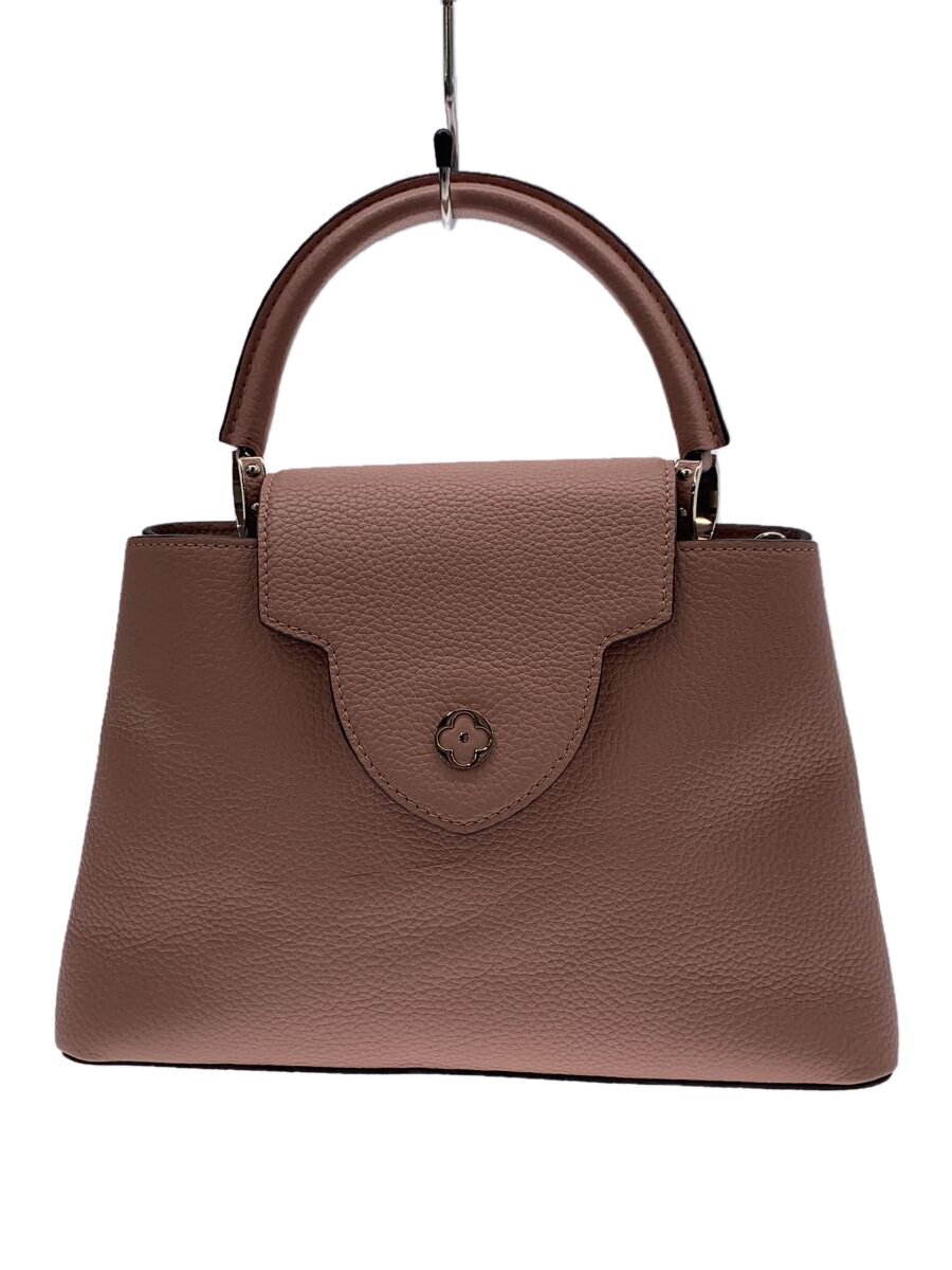 【中古】LOUIS VUITTON◆カプシーヌPM_スタッズトリヨン_PNK/牛皮/PNK【御徒面子】
