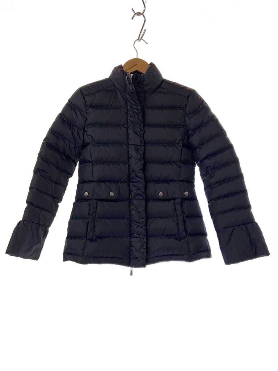 【中古】BROOKS BROTHERS◆ロングダウンジャケット/0/ナイロン/NVY/無地【レディース御召しもの】