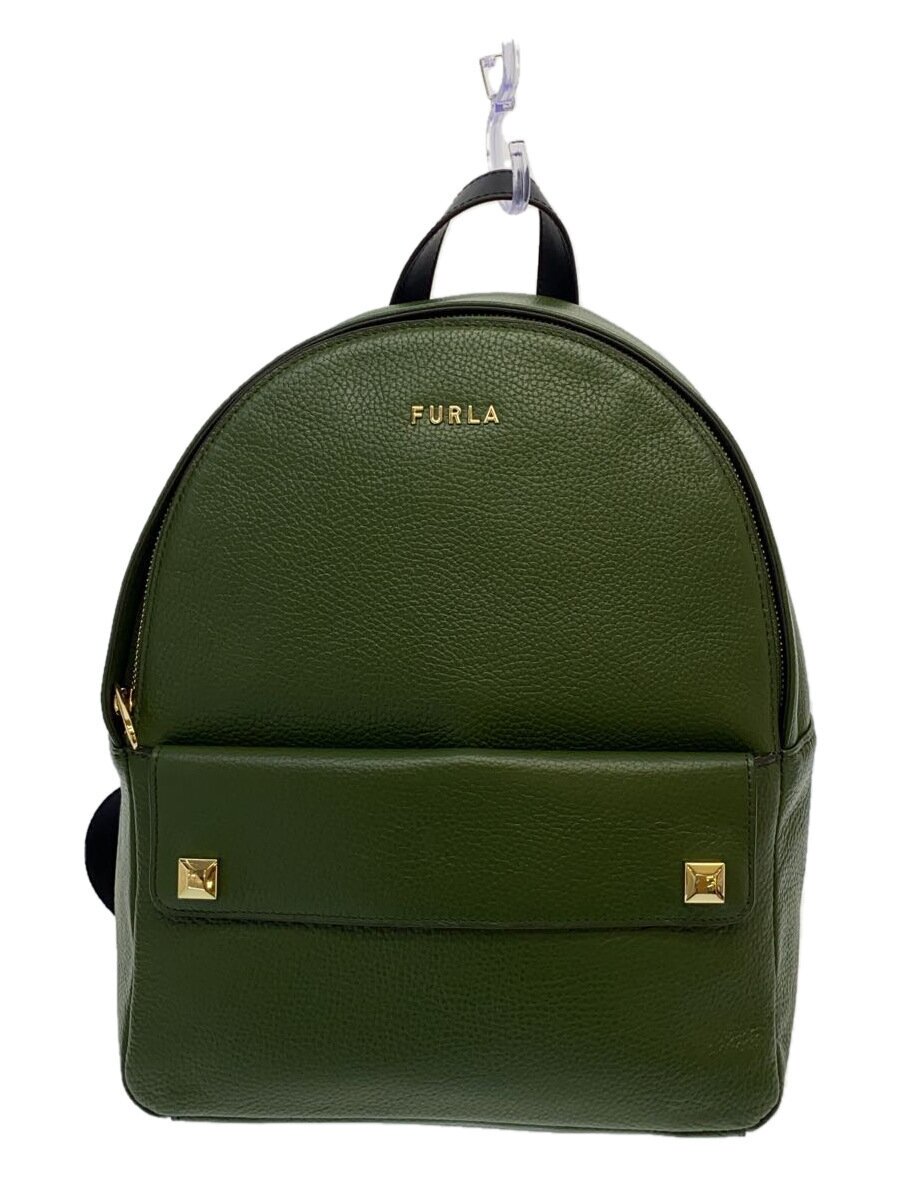 【中古】FURLA◆リュック/--/GRN/無地/WB00751【バッグ】|2nd STREET 店