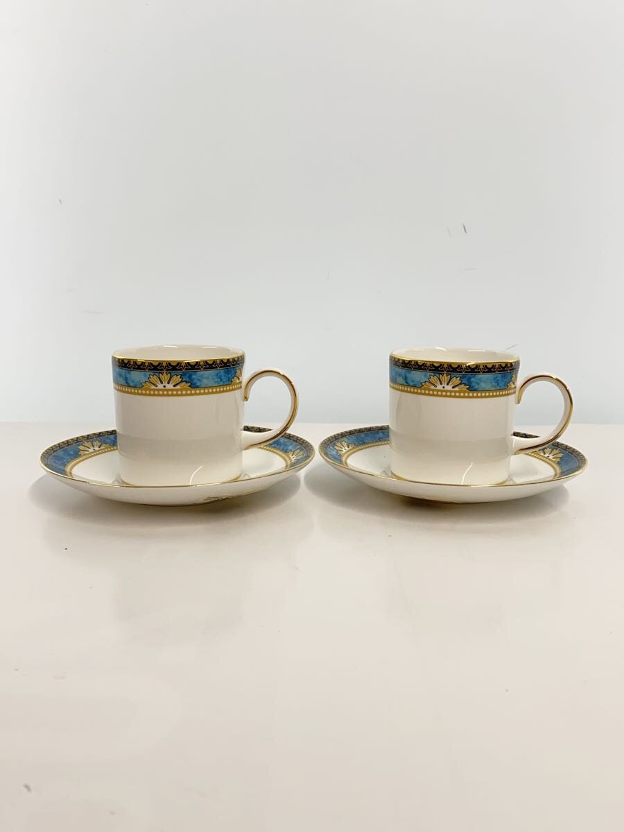 【中古】WEDGWOOD◆デミタスカップ&ソーサー/2点セット/BLU【キッチン用品】