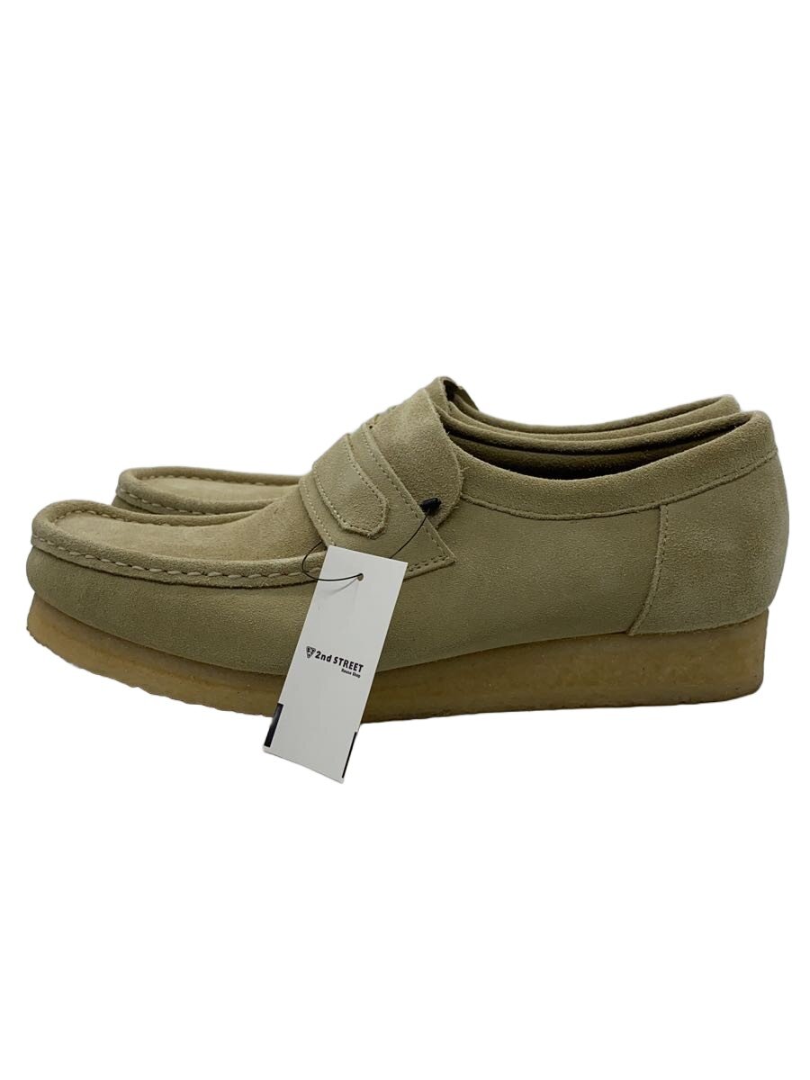 【中古】Clarks◆ローファー/UK7.5/BEG/26773【シューズ】｜2ｎｄ STREET 店