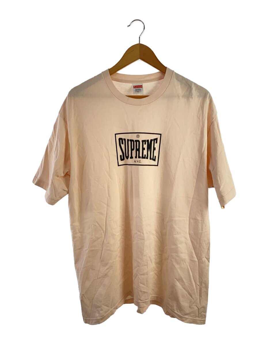 【中古】Supreme◆23AW/Warm Up Tee/プルオーバー/XL/綿織物/PNK//【メンズウェア】