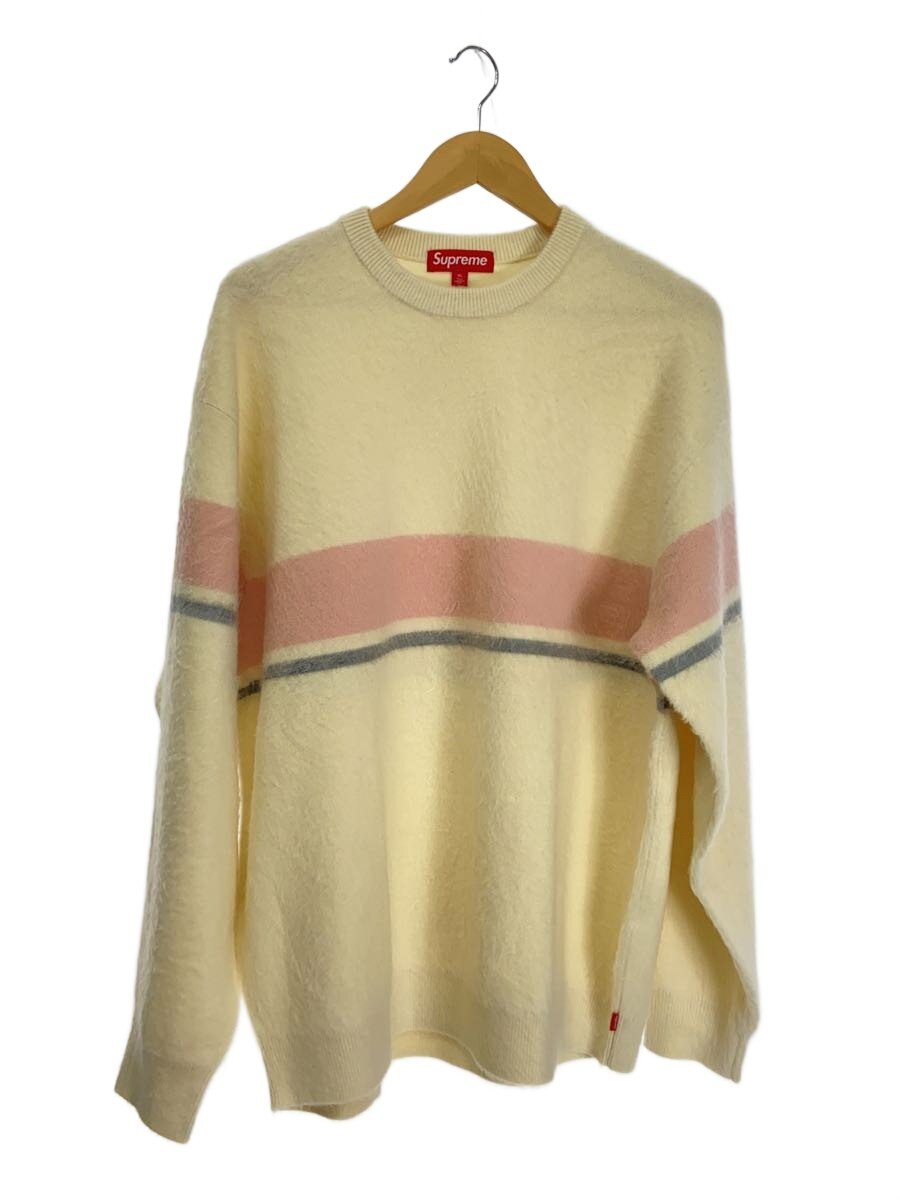 【中古】Supreme◆編み物・スウェーター(朦々たる)/XL/アクリル樹脂/CRM【メンズウェア】
