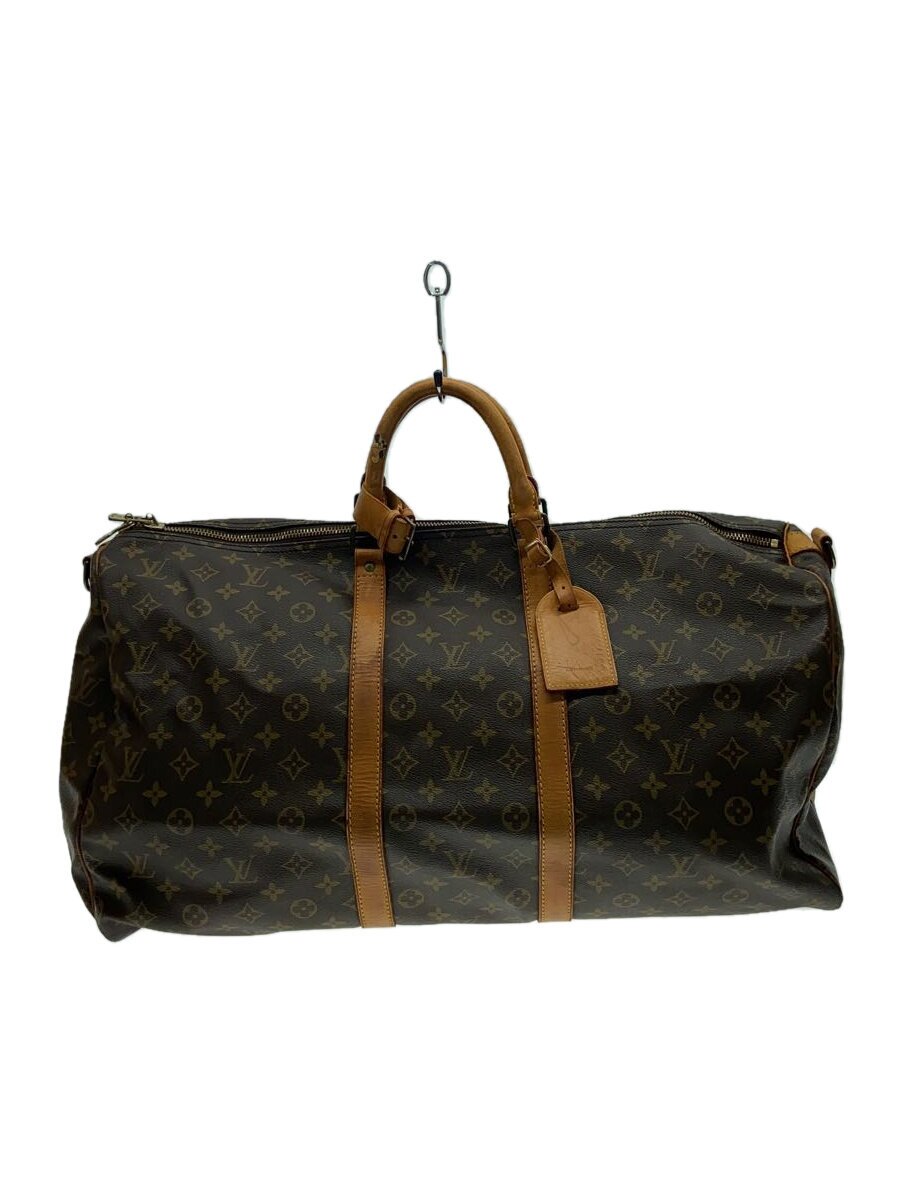 【中古】LOUIS VUITTON◆キーポル55_モノグラム・帆布_BRW/PVC/BRW/モノグラム//【御徒面子】