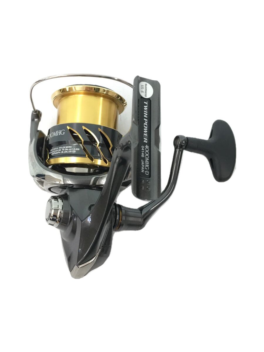【中古】SHIMANO◆TWIN POWER/4000MHG/木管/スピニングリール【運動競技】