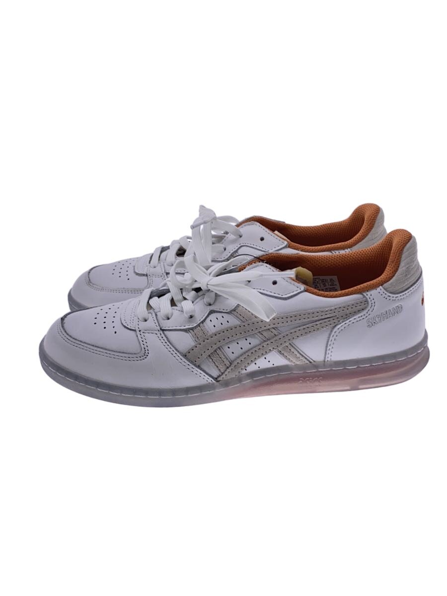 【中古】ASICS◆ローカットスニーカー/25糎/WHT/F131224【シューズ】
