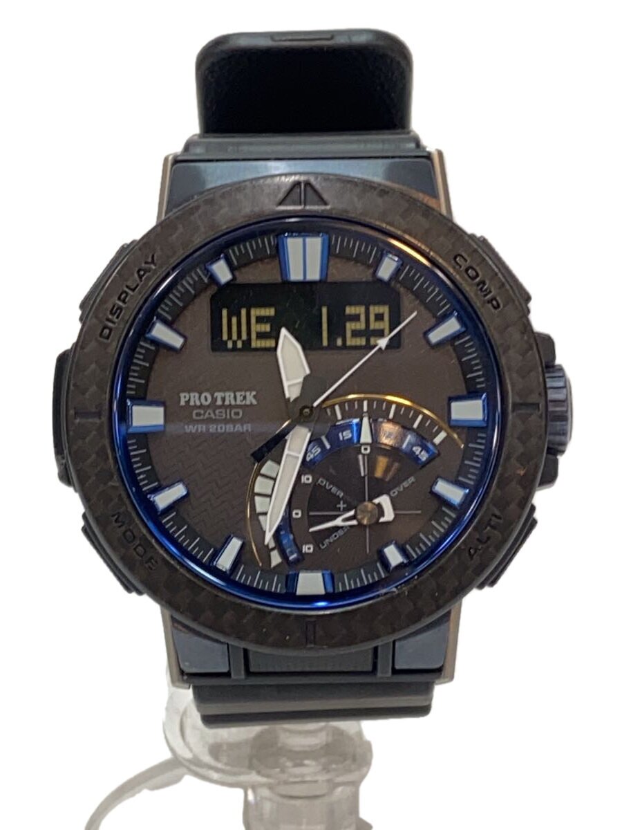 【中古】CASIO◆ソーラーウオッチ_PRO TREK/デジアナ【服飾雑貨他】