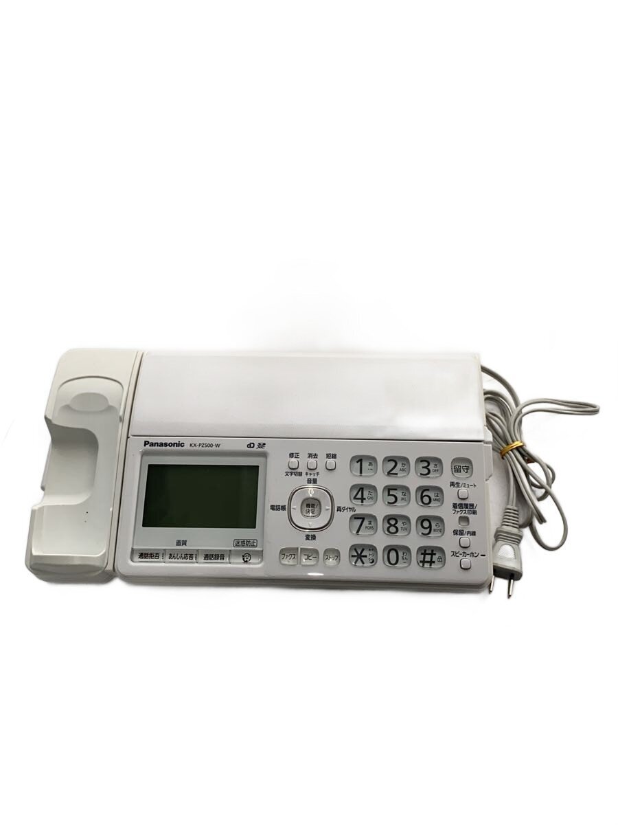 【中古】Panasonic◆FAX電話 おたっくす KX-PZ500DL-W [ホワイト]/? NULL ?【家電・ビジュアル・オーディオ】｜2ｎｄ STREET 店