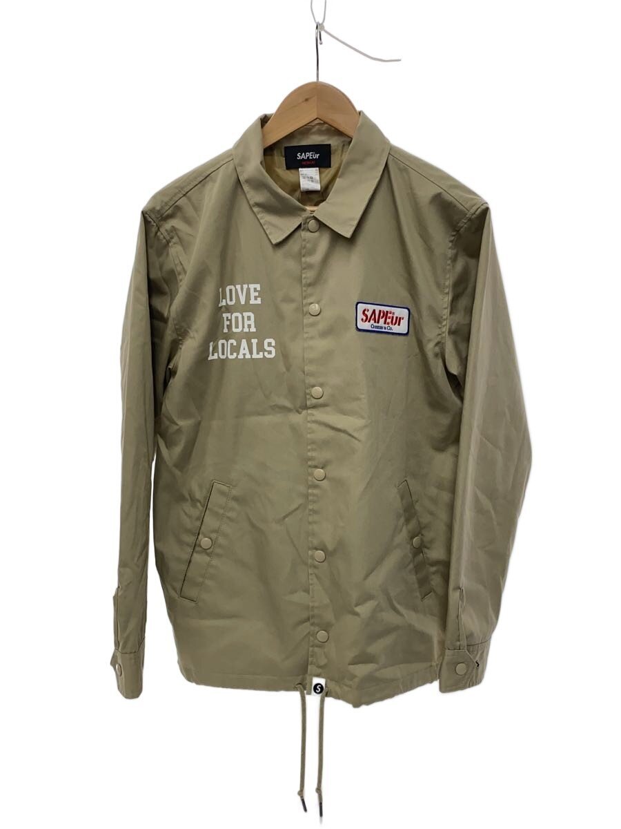 【中古】A Elegantes SAPEur◆コーチジャケット/M/コットン/ベージュ/バックプリント/ステンシル/ワッペン/無地【メンズウェア】｜2ｎｄ STREET 店