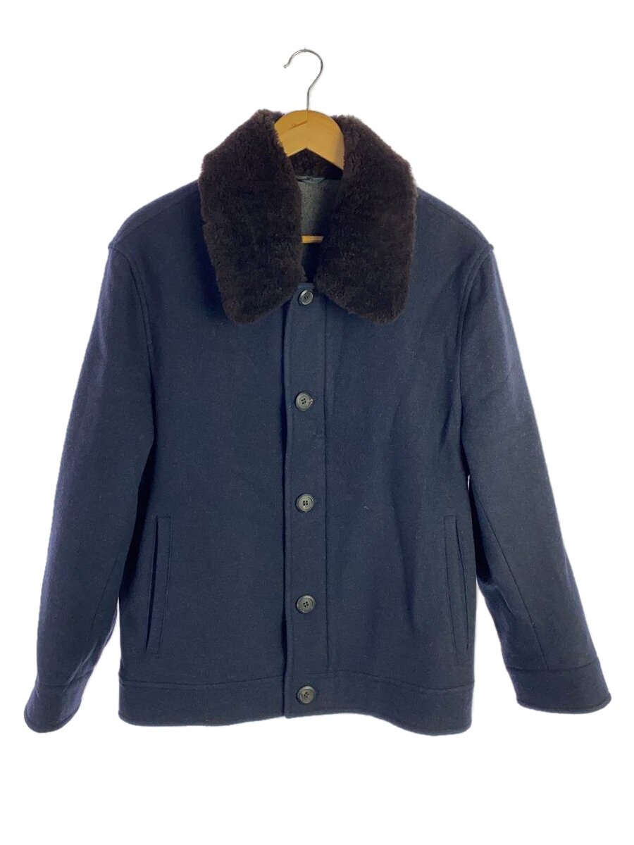 【中古】Salvatore Ferragamo◆上衣/--/羊毛/NVY【メンズウェア】