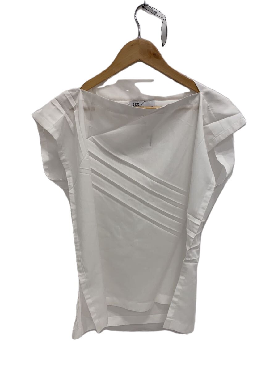 【中古】132 5. ISSEY MIYAKE◆ノースリーブカットソー/2/ポリエステル/WHT/IL55FJ912【レディース御召しもの】