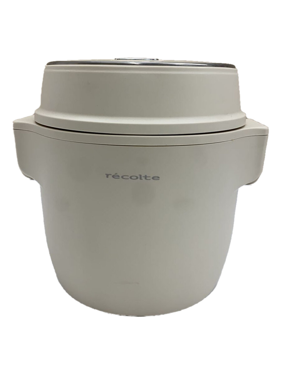 【中古】recolte◆炊飯器 RCR-1(W)//【家電・ビジュアル・オーディオ】