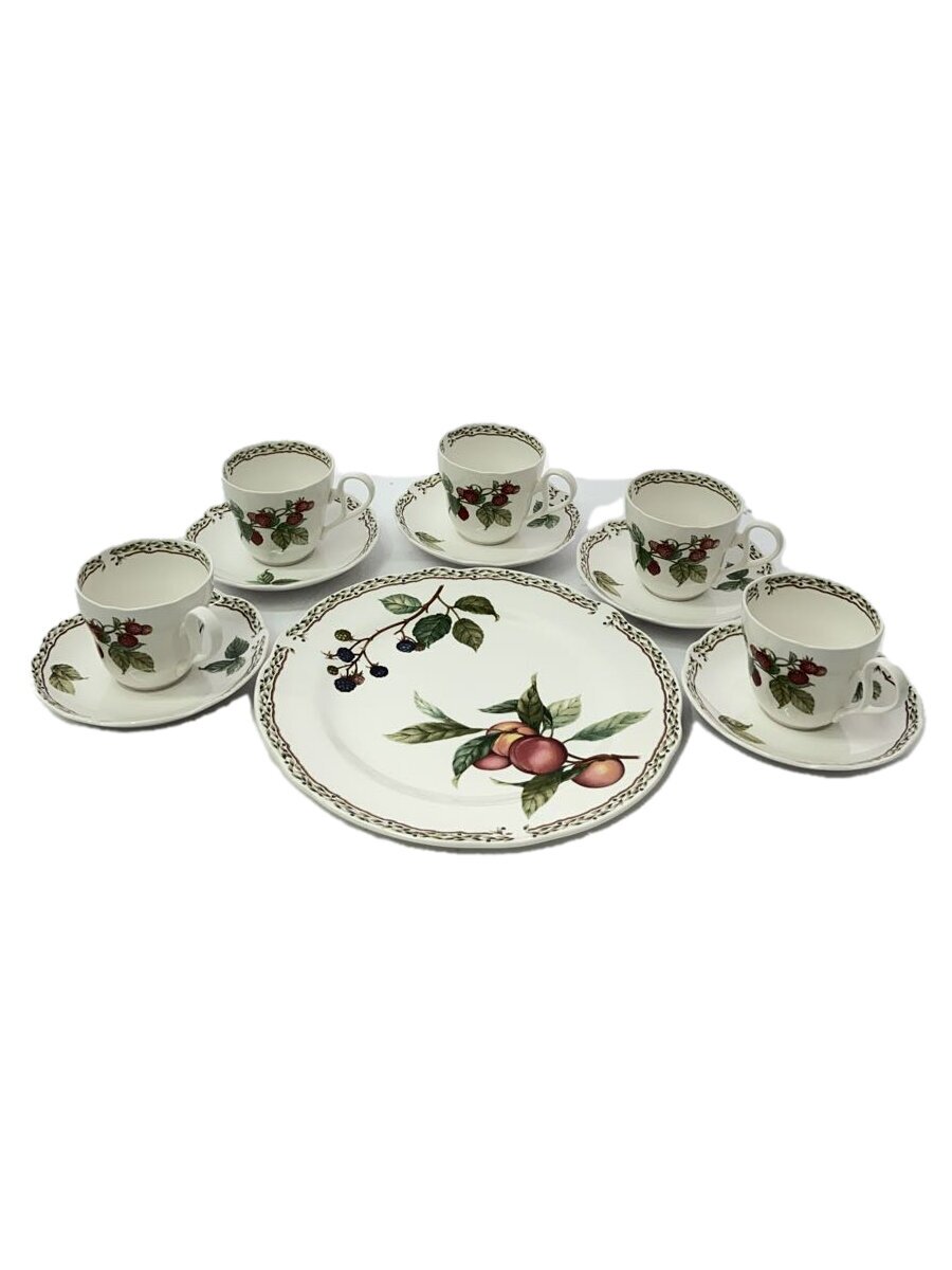 【中古】Noritake◆優勝杯\u0026平円盤/5点仕掛ける/WHT【勝手もと属具】 マグカップ・ティーカップ-コーヒー・お茶用品-カップ＆ソーサー