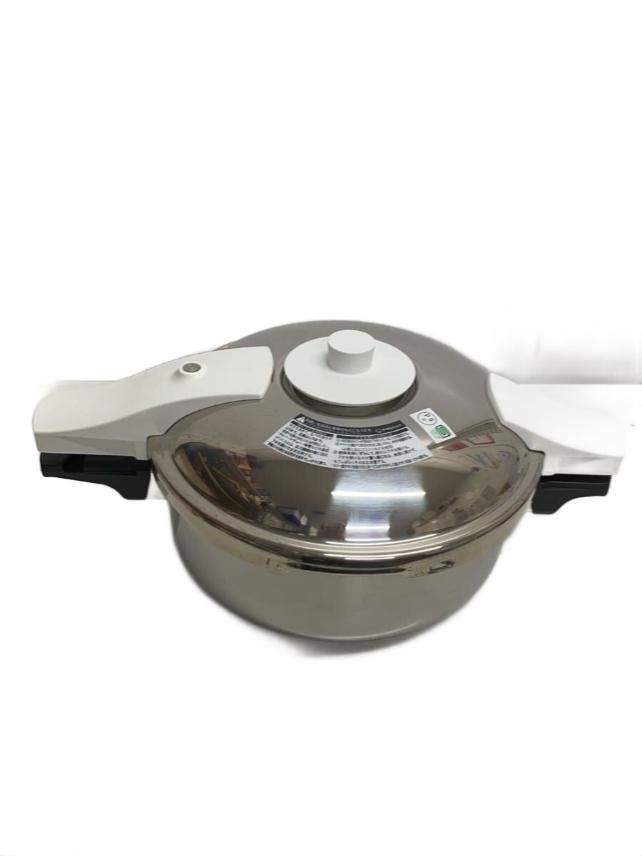 【中古】アサヒ軽金属工業◆PASCAL/圧力鍋/容量:3L/SLV【キッチン用品】