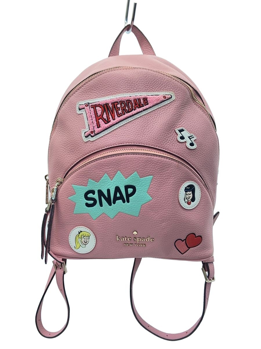 【中古】kate spade new york◆リュック/レザー/PNK【バッグ】｜2ｎｄ STREET 店