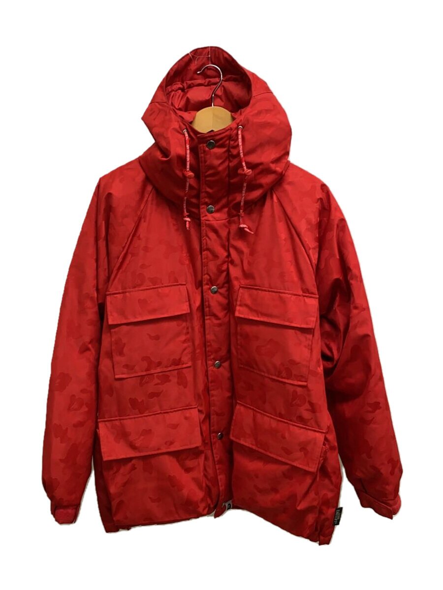 【中古】A BATHING APE◆GORE DRYLOFT CAMO DOWN JACKET/ジャケット/M/ナイロン/RED【メンズウェア】|2nd STREET 店