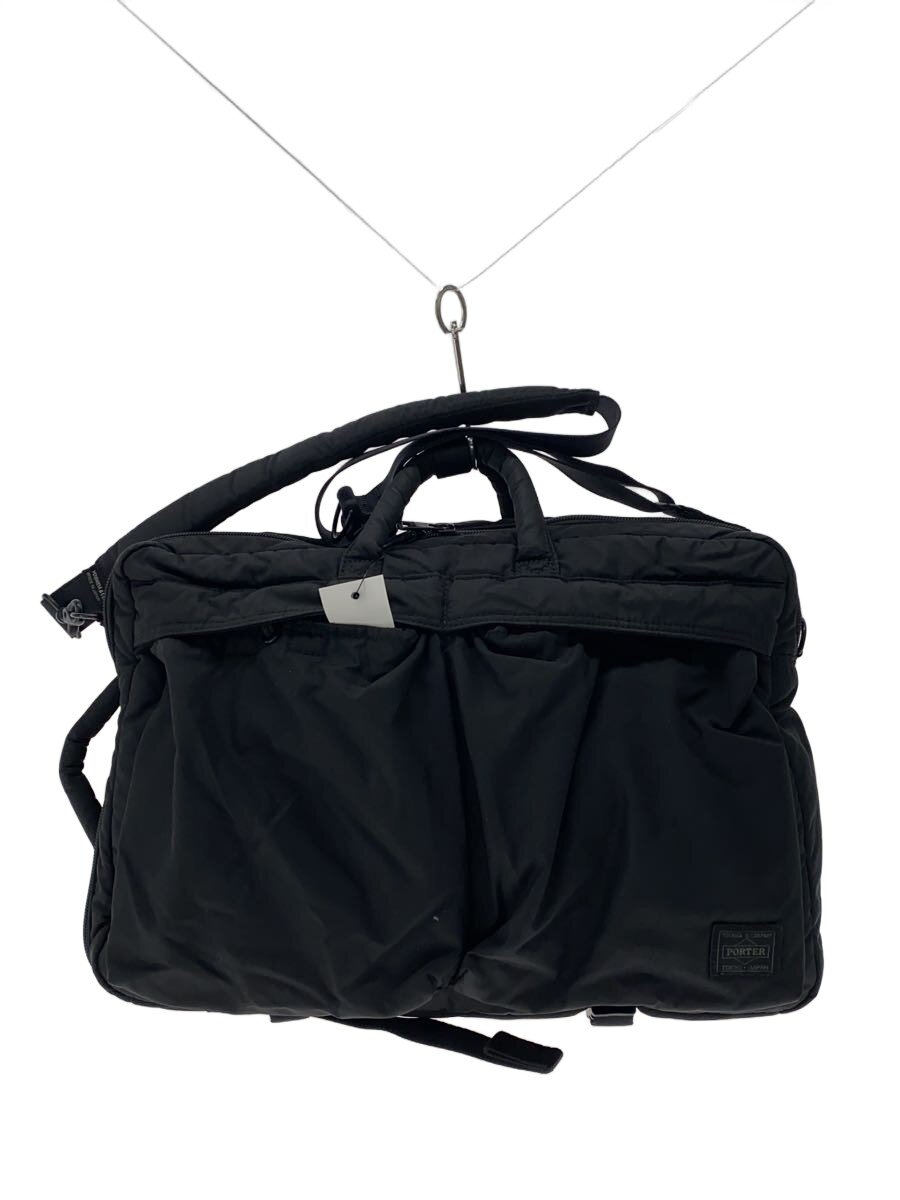 【中古】PORTER◆SENSES/TOTE BAG/トートバッグ/ナイロン/BLK/672-26819【御徒面子】